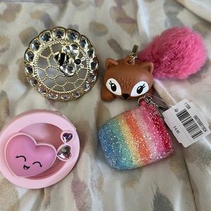 Bath and body works car freshener and hand sanitizer holders